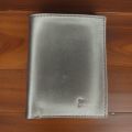 Slim Genuine Cow Leather Wallet for Men Vertical Wallets Thin Short ID Card Holder Money Bag. 