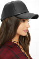 Baseball Original leather Cap Brown Black Rad pure sheep leather cap men and women Hats & Caps. 