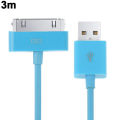 3m 30 Pin Data Sync Cable, For iPhone 4 & 4S, iPhone 3GS / 3G, iPad 3 / iPad 2 / iPad. 
