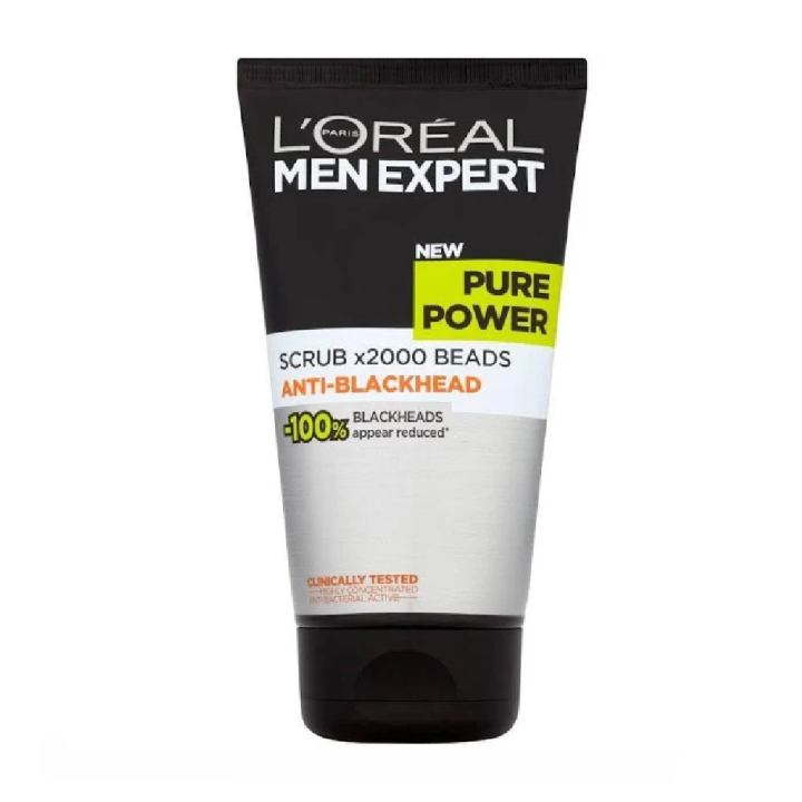 Alfatah Mall - LOREAL MEN EXPERT SCRUB PURE POWER X2000 BEADS 150 ML-AFP-000296272
