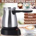 Original Mocha Cup 600W Electric Coffee Maker Stainless Steels Turkish Style Coffee Maker 500ml Electric Kettle High Quality Stainless Steel Not Rusty. 