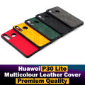 Huawei P30 Lite Back Cover Multicolour Leather Case For Huawei P30 Lite. 