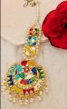 Bahawalpuri Kundan bindiya beautiful design 2 colour available  Multi/golden bindiya for women & girls. 