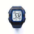 Multifunctional Square Waterproof Electronic Watch Minimalist Trend Sports Men's Watch Youth Watch. 