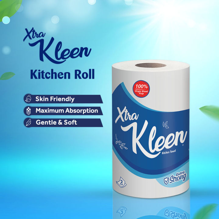 Xtra%20Kleen%20Kitchen%20Tissue%20Roll%20-%20Image%202