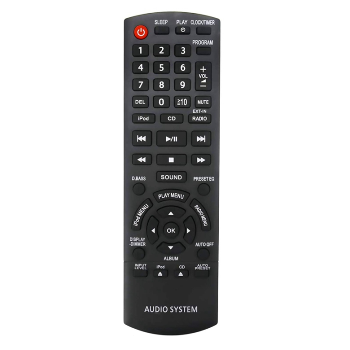 N2QAYB000641 Remote Control Replacement for Panasonic Compact Stereo System SC-HC35 SCHC35 SC-HC35DB SCHC35DB