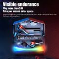 Damix M28 TWS Gaming Earphones with RGB Light & Low Latency Bluetooth. 