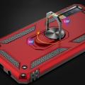 Shockproof Armor Case For Samsung Galaxy A7 2018 Phone Case Car Ring Stand Bumper Silicone Back Cover. 