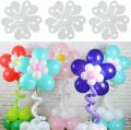 Balloon clips - Pack of 10 flower balloon clips for easy decor at birthday, anniversary, bridal and baby shower, Eids. 