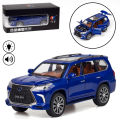 New SUV Prado Lexus Land Cruiser 1:24 Blue. 