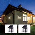 1PCS LED Solar Wall Lamp Outdoor Waterproof Up And Down Luminous Lighting Garden Decoration Solar Lights Stairs Fence Sunlight Lamp. 