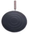 12 inch Tawa Black-Iron Tawa-Pan- Original Handmade Loha Iron Lokhand Roti/Chapati Tawa with Wooden Handle Trending Item. 