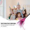 【FUN LIVE】 Witch Broom Costume Halloween Kids Adult Cosplay Props Miracle For Party Witches Broomstick Broomsticks Decorations Girls. 
