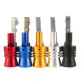 Car Motorcycle Accessories Exhaust Pipe Modified Pieces No Sound Wave Imitation Sound Device Turbine Modification Whistle Acoustic Generator. 