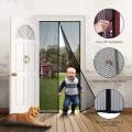 Magic Mesh Deluxe- Black- Hands Free Magnetic Screen Door. 