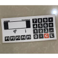Petrol Pump Station Keypad Fuel Dispenser Sticker Waterproof High Quality. 