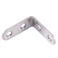 16 pcs Equerre de Coin - 40mmx40mm 90 Degree Right Angle Fastening Plugs Stainless Steel L Corner Shaped Braces with 64pcs Screws Accolade Corner Steel Gasket (Silver). 