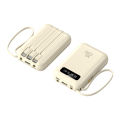 Wholesale Mini with Cable Power Bank 20000 MAh Large Capacity Fast Charge Portable Power Source Gift Set System. 