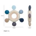 【HOT】 TYRY.HU 1Pc Soft Silicone Teether Kids Creative Teething Teether Infant Chewing Toy Transformable Nursing Gift For Baby BPA Free. 