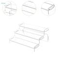 Acrylic Riser Display Shelf Clear Cupcake Stand Holder Dessert Shelf 3 Tier Shelf for Cosmetics. 