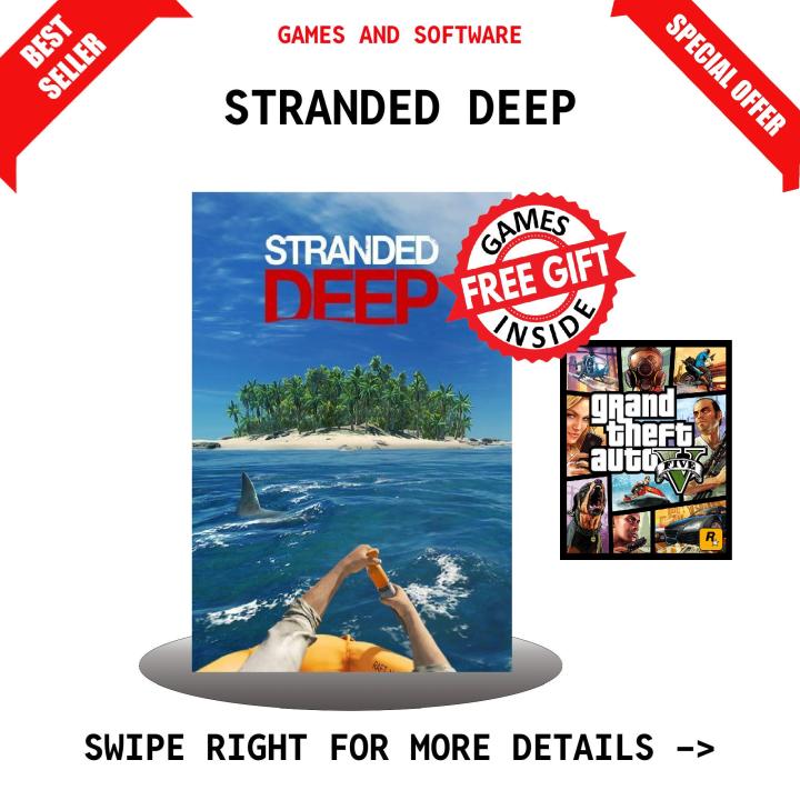 STRANDED DEEP - GAME FOR PC (GOOGLE DRIVE/ MEDIAFIRE) - QR CODE + FREE GIFT