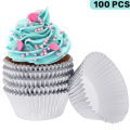 100pcs Paper Cupcakes Mold | Disposable Baking Paper Cupcake Liners | Baking Muffin Cups. 