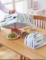 2 Pieces Foldable Insulated Food Cover Tent With Aluminum Foil Food Insulation Thermal Pop-Up Collapsible Cover Dish Keeping Pizza Ice cream Cold Kitchen Table Accessories Dining Table Folding Food Lid Cover for Keeping Food Hot (1 Small and 1 Large). 