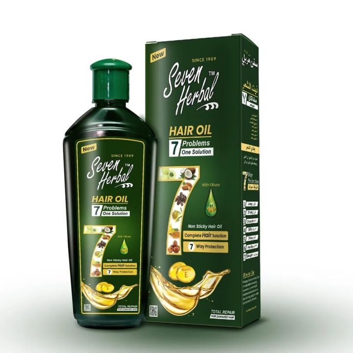 Seven Herbal Hair Oil | Nourish, Strengthen, and Revitalize Your Hair