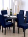 Dining Chair Covers Chair Slipcovers Elastic Fitted Solid Color Comfortable Chair Cover Set of 2 pcs, 4 pcs, 6pcs, 8pcs. 