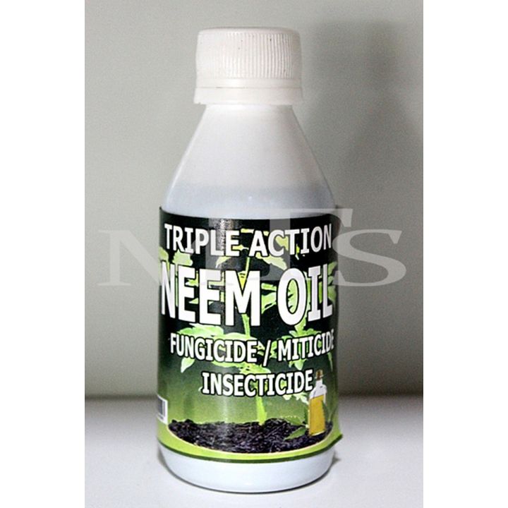 Triple Action Neem Oil For Plants Fungicide/Miticide - Garden Insecticide (100 ML BOTTLE) Plant Insecticides