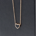 Black Heart Necklace for Girls Korean Heart Necklace Locket For Women Fashion Jewellery For Girls Trendy Heart Chain Necklace Heart Pendant For Women Wedding Jewelry black Classic Heart shape Necklaces Luxury Brand by HACHEM MALL. 