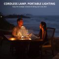 Cordless Table Lamp, Rechargeable Table Lamps Bedside Lamps Touch Control Dimmable LED Table Lamp with 3 Lighting Modes for Restaurant and Bar Cocktail Lounge Portable Battery Operated Lamp. 