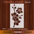 Camellia Flower  Airbrush Painting Art DIY Home Decor Scrap booking Album Craft ID 512. 