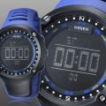 Ohsen Silicone Men's Watch Big Round Dial Casual Sport 50m Waterproof Outdoor Men Wrist Watch Led Electronic Digital Watches. 
