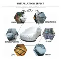 WATER & DUST PROOF SUZUKI MEHRAN CAR BODY COVER SILVER PARACHUTE. 
