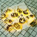 Muslim Moon Star Light String Eid Mubarak Decoration Islamic Al Adha Supplies Hari Raya Fairy String Light. 