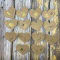 14pcs/lot Handwritten Heart Shape Postcard Kraft Paper Greeting Card with Gold Printing DIY Wedding Invitations Blank Love Card. 