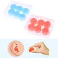 6Pcs Silicone Ear Plugs Sleep Anti-Noise Snoring Earplugs Noise Cancelling Creek. 