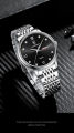 POEDAGAR New Men's Watches Swiss Luxury Brand Watch Men's Waterproof Luminous Fashion Quartz Watch Trend Steel Band Business Casual Wrist Watches. 