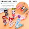 Cute Cartoon Design, Solid and Durable Sharpe Edge Nail Cutter Stainless Steel And High Quality Nail Clipper. 
