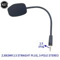 Portable 2.5/3.5mm Microphone Stereo Studio Gaming Headset Voice Mic for Turtle Beach for Kingston HyperX Mic Replacement. 