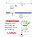 Hidden Smart Switch Smart Life Wifi Smart Switch With Removable Guide Rail Smart Wifi Switch Module With Rail Bracket Work With Alexa Google Home. 