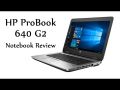 HP ProBook 640 G2 Laptop, 14-inch HD Display, Intel Core i5-6th Gen 2.3GHZ Up to 3.0GHz, 8GB RAM, 256GB SSD, Display Port, Wi-Fi, Bluetooth, Windows 10 Pro. 