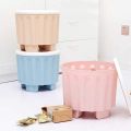 Storage Stool, PP Plastic Household Stool with Lid Storage Stool Stackable. 