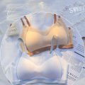 Women Seamless Latex Underwear Summer Thin Wireless Lingerie Push Up Sports Vest Bra. 