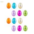 12x Fillable Easter Eggs Colorful Empty Easter Egg Fillable Surprise Eggs for Classroom Prize Toddlers Party Supplies. 