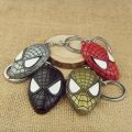 Metal Avengers Spider Man Mask Keychain - 1 Piece. 