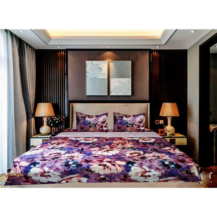 Printed Red Duvet Cover King / Double Bed Size 4 Piece Set (1 Bed Sheet, 1 Duvet Cover and 2 Pillow Covers) - PC Cotton | Bed Sheets King Size | Bed Sheets Double Size | Bridal Bed Sheets | Bedsheet | Bedsheets  | Razai Cover Design