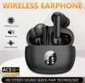 M19 TWS (True Wireless Stereo) Bluetooth Handsfree Earphones Headset With HiFi Stereo Sound & Touch Control System (Connected With All Bluetooth Devices).. 