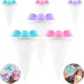Flower Shape Washing Machine Cleaning Lint Hair Filter Remove Tool Mesh Bag - Multi. 